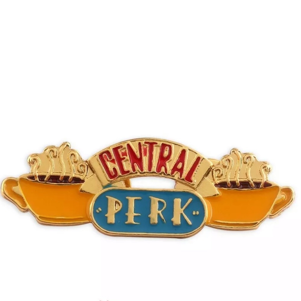 Friends Central Perk Coffee Gold Pin ☕️
